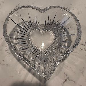 Crystal Heart Bowl, Candy Dish